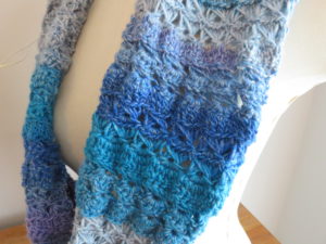 Azure Skies Crochet Cowl Pattern