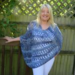 Ocean Kiss Summer Poncho Crochet pattern from Crochet247 featuring Lion Brand Shawl in a Ball