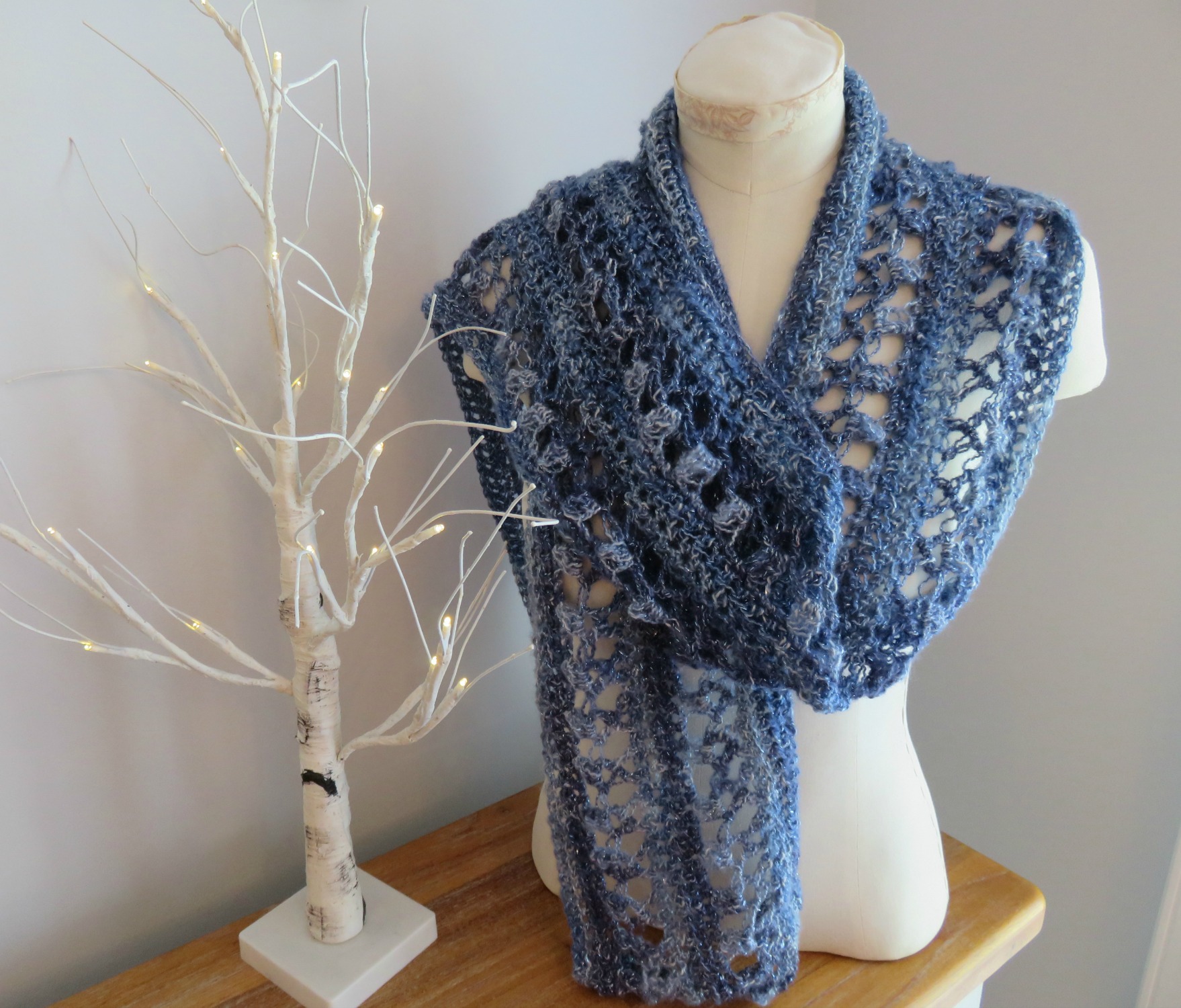 Ocean Kiss Summer Scarf from Crochet247