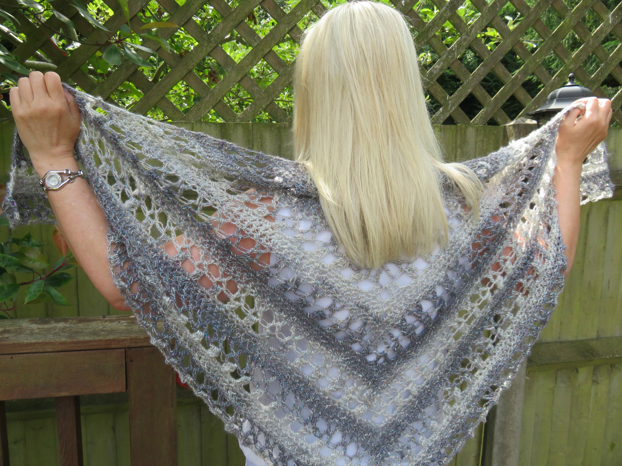 Ocean Kiss Summer Shawl Crochet Pattern from Crochet247