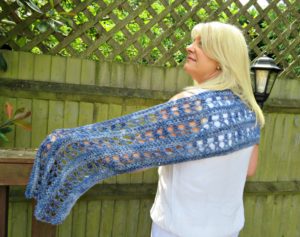 Ocean Kiss Summer Wrap Crochet Pattern from Crochet 24/7