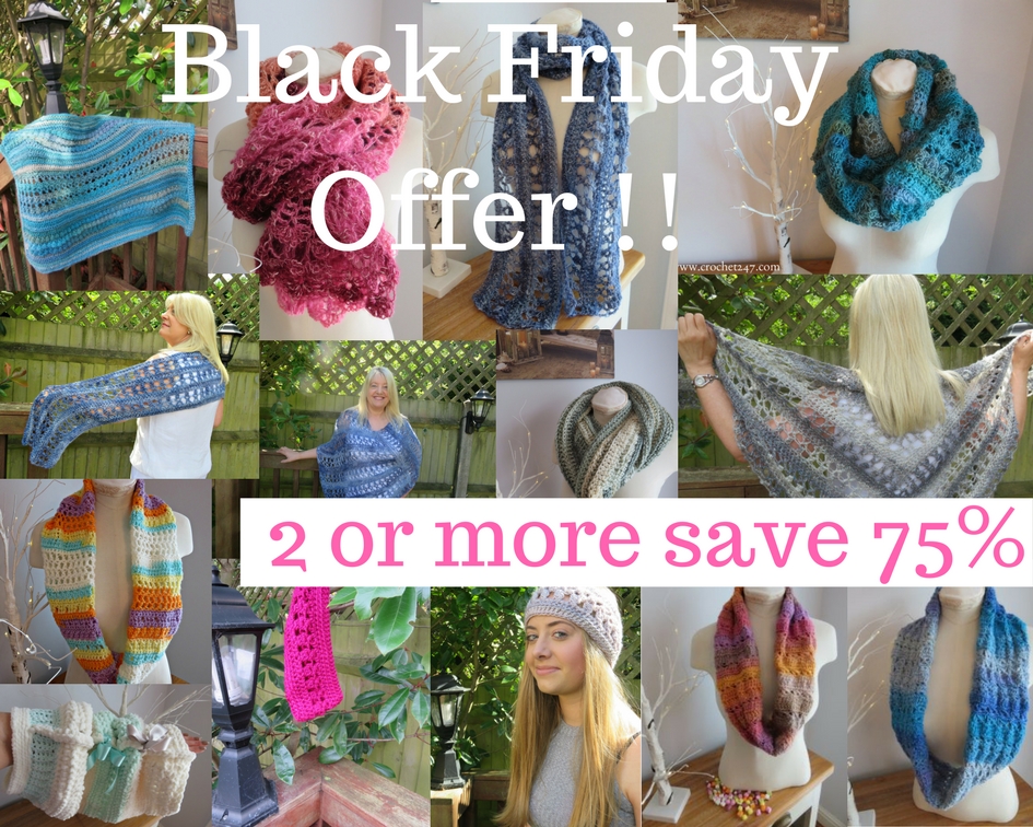 Crochet patterns Black Friday Offer from Crochet247