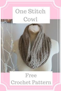 One Stitch Cowl from Crochet 24/7