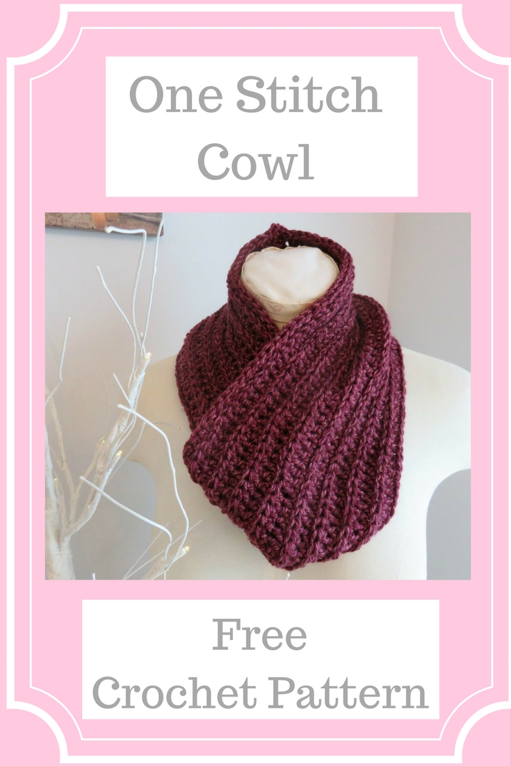 One Stitch Cowl from Crochet 24/7