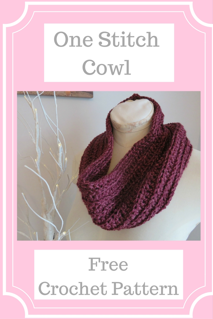 One Stitch Cowl from Crochet 24/7