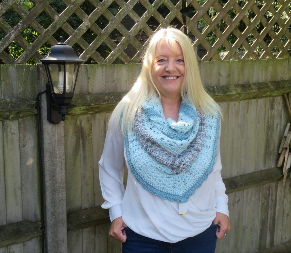 Simply Iris Shawl from Crochet247.com