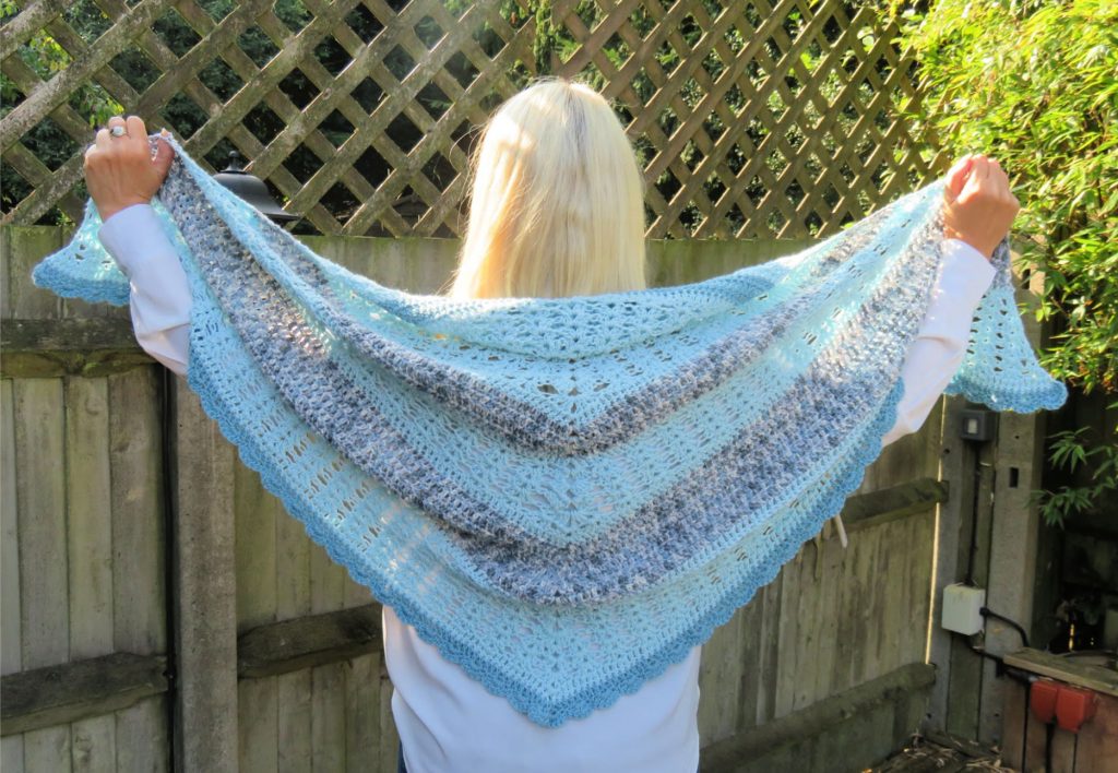 Simply Iris Shawl from Crochet247.com