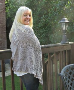 Simply Iris Shawl from Crochet247.com