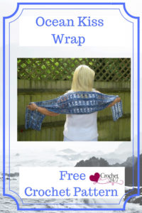 Ocean Kiss Summer Wrap Crochet Pattern from Crochet 24/7