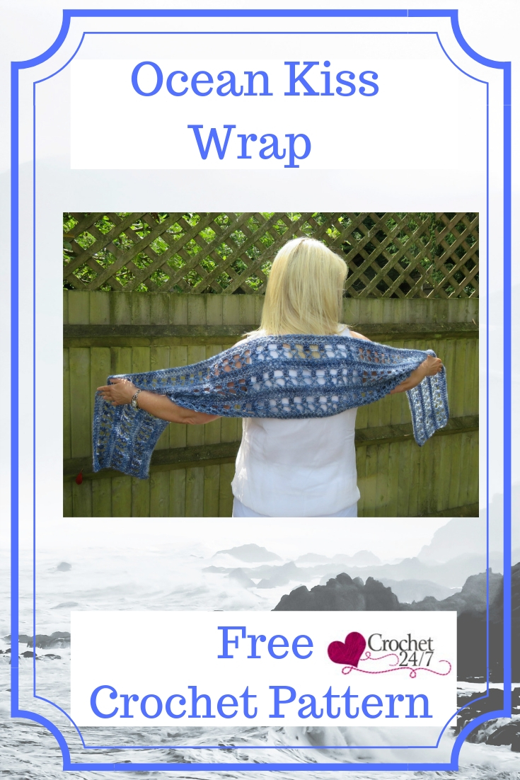 Ocean Kiss Summer Wrap Crochet Pattern